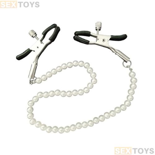 Pearl Nipple clamp and Body Chains Necklaces
