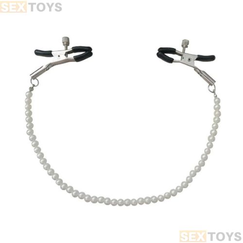 Pearl Nipple clamp and Body Chains Necklaces