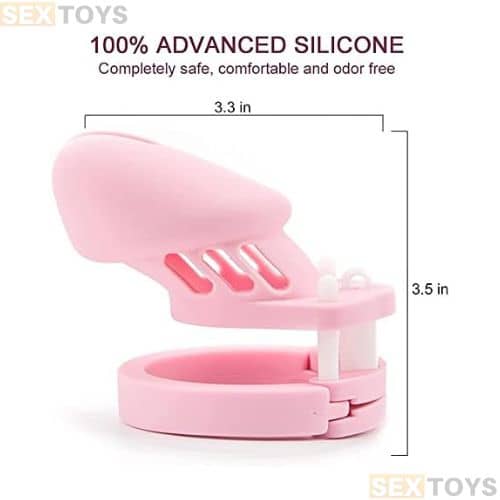Silicone Chastity for Men Breathable Chastity Device