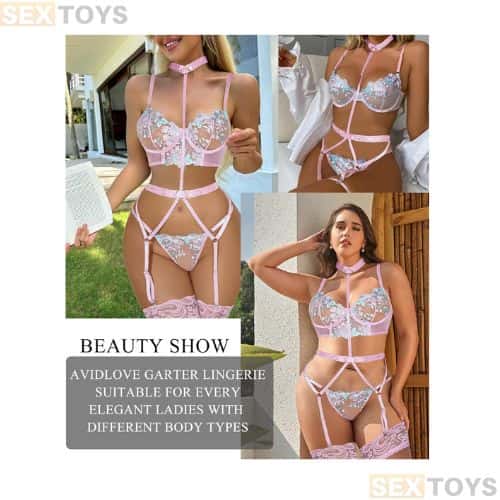 Sexy Lingerie for Women Embroidered Lace