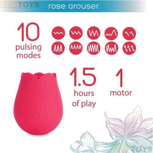 plusOne Rose Vibrator for Women