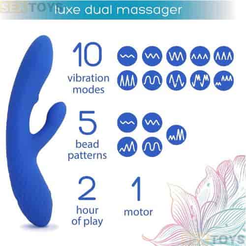 plusOne Luxe Dual Rabbit Vibrator for Women
