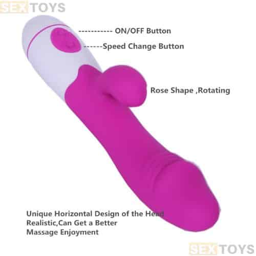 Vibrator Massager For Women  30 Speeds Silicone
