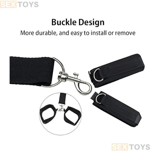 Neck to Wrist Restraints Kit Adjustable BDSM Bondage